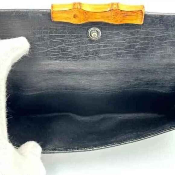 GUCCI (Rare)BAMBOO LONG WALLET [NO PEELING] PRE-LOVED! - Picture 14 of 14